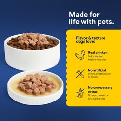 Chewy Made Savory Toppers Chicken Recipe in Gravy Grain-Free Dog Food Topper (FORMERLY AMERICAN JOURNEY), 3-oz pouch, case of 24 slide 2 of 9