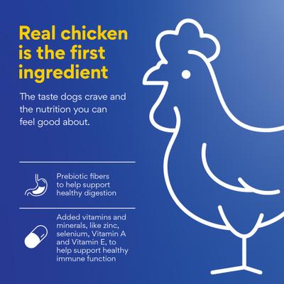 Show full view: Chewy Made Digestive Health Chicken & Brown Rice Recipe Dry Adult Dog Food, 40-lb bag slide 5 of 9