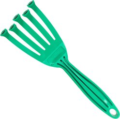 PetKORE GroomRaker Cat Deshedding Tool, Green, Small