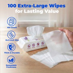 Best Pet Supplies Lavender-Scented Calming Cat & Dog Grooming Wipes, 400 count slide 2 of 7