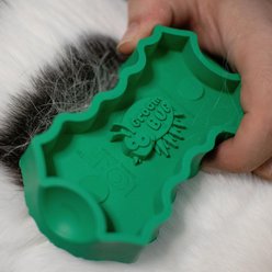 PetKORE GroomBug Cat Brush, Green, Medium slide 2 of 9
