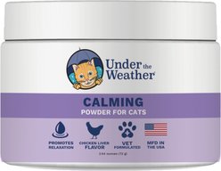 Under the Weather Anxiety & Stress Relief Calming Powder Supplement for Cats, 2.54-oz jar