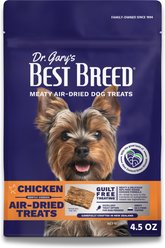 Dr. Gary's Best Breed Chicken Recipe Air-Dried Dehydrated Dog Treat, 4.5-oz bag