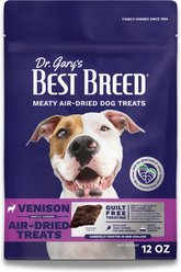 Dr. Gary's Best Breed Venison Recipe Air-Dried Dehydrated Dog Treat, 12-oz bag