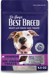Dr. Gary's Best Breed Venison Recipe Air-Dried Dehydrated Dog Treat, 4.5-oz bag
