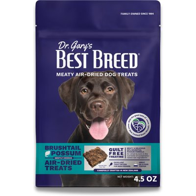 Dr. Gary's Best Breed Dr. Gary's Best Breed Brushtail Possum Recipe Air-Dried Dehydrated Dog Treat, 4.5-oz bag