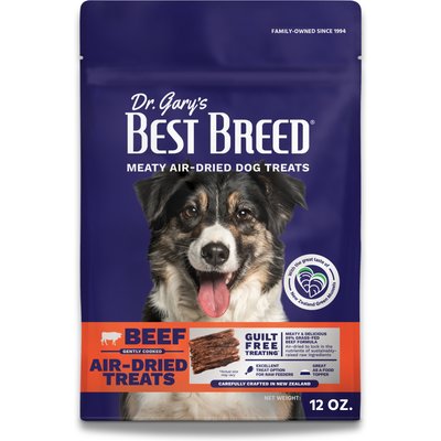 Dr. Gary's Best Breed Dr. Gary's Best Breed Beef Recipe Air-Dried Dehydrated Dog Treat, 12-oz bag