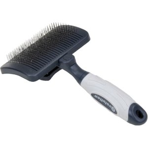 Evolution Self-Cleaning Dog Slicker Brush, Medium-Large
