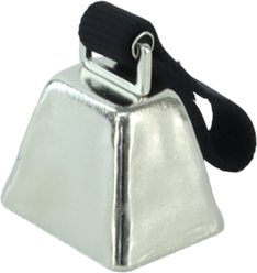 Water & Woods Nickel Dog Cow Bell, Small slide 2 of 5