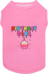 CuteBone Birthday Dog T-Shirt, Pink, Medium