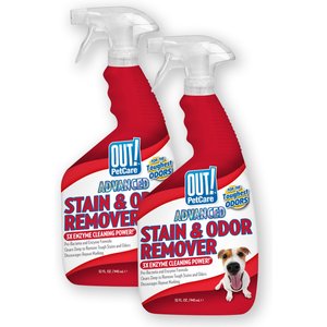 OUT! PetCare Advanced Stain & Odor Remover, 32-fl oz bottle, 2 count