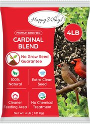 Happy Wings Cardinal Blend Wild Bird Food, 4-lb bag