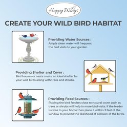 Happy Wings NO GROW Sunflower Hearts & Chips Wild Bird Food, 4-lb bag slide 2 of 6