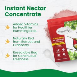 Happy Wings Red Nectar Concentrate Powder Wild Bird Food, 2-lb bag slide 2 of 9