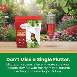Happy Wings Red Nectar Concentrate Powder Wild Bird Food, 2-lb bag