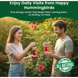Happy Wings Red Nectar Concentrate Powder Wild Bird Food, 2-lb bag