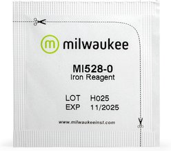 Milwaukee Instruments Powder Reagents for Iron Photometer Aquarium Water Test Kit, 25 count