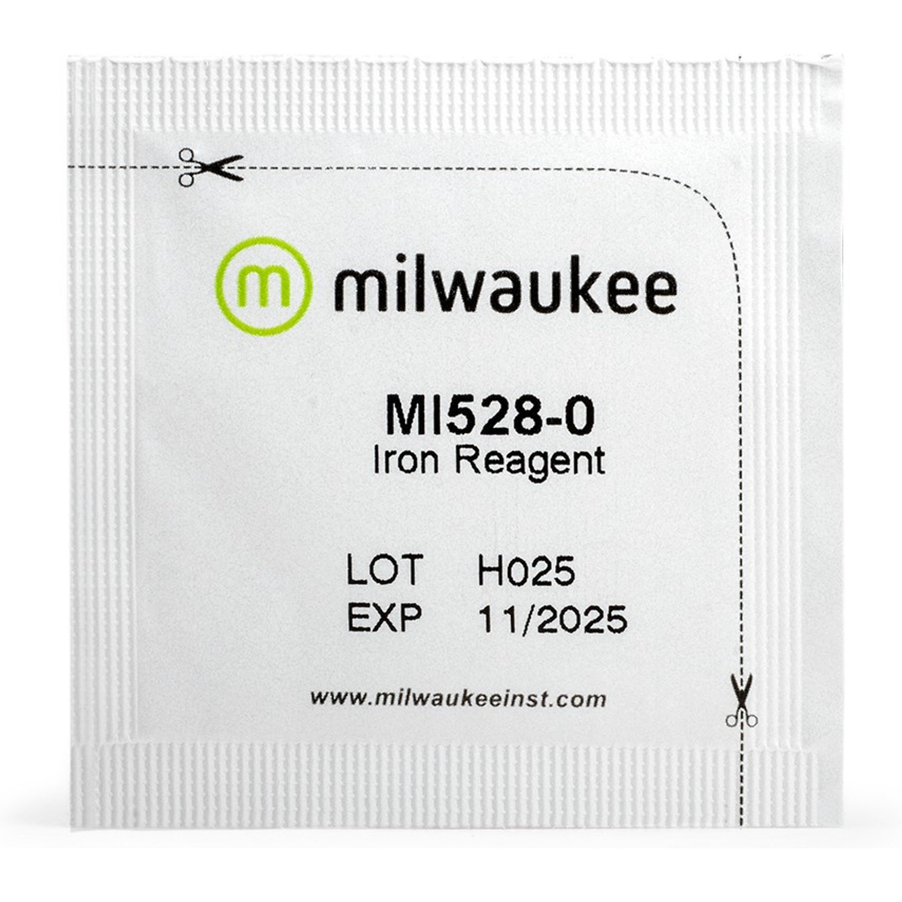 Milwaukee Instruments Powder Reagents for Iron Photometer Aquarium Water Test Kit, 25 count