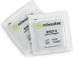 Milwaukee Instruments Powder Reagents for Iodine Photometer Aquarium Water Test Kit, 25 count