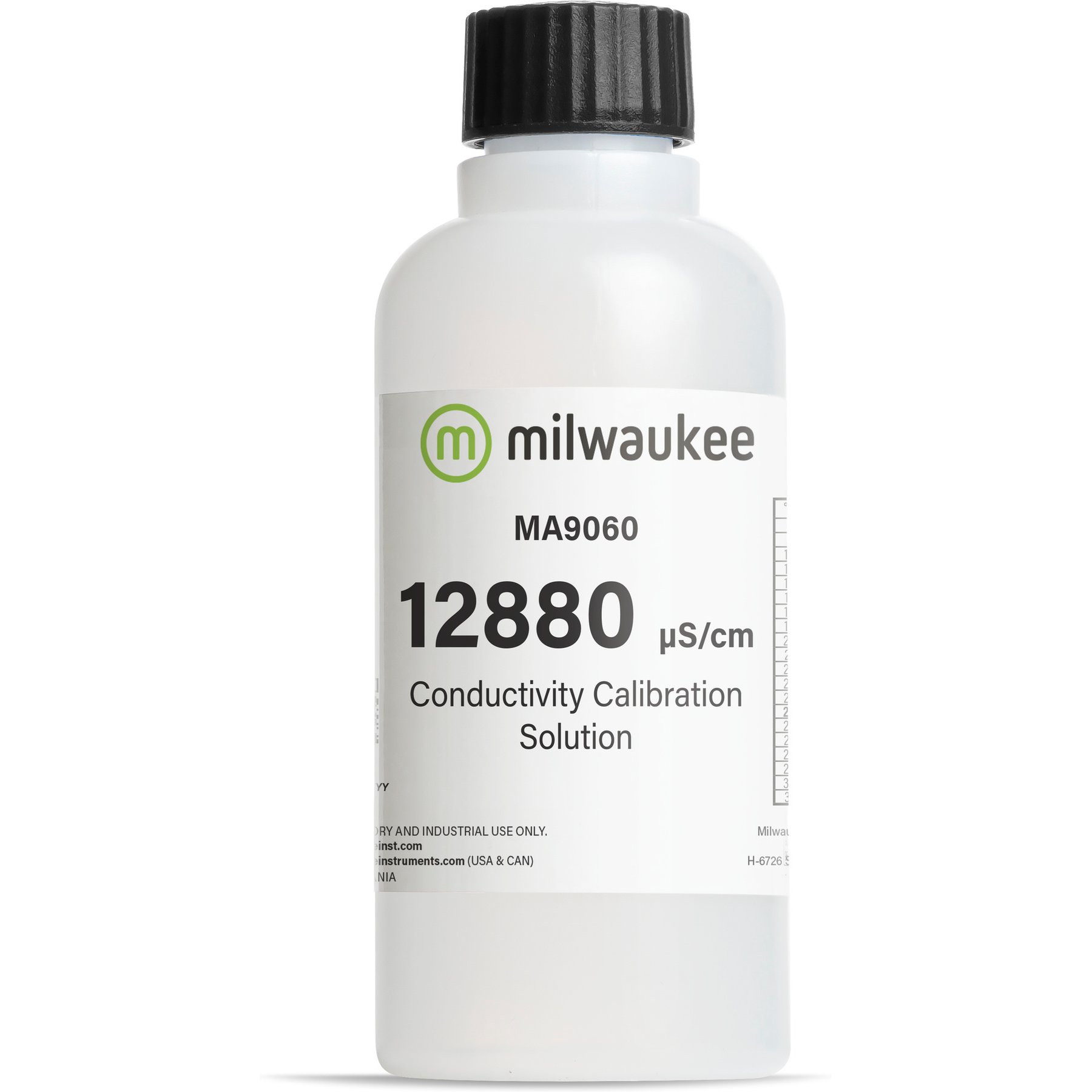 Milwaukee Instruments 12880 µS/cm Conductivity Calibration Solution Aquarium Water Test Kit, 230-ml bottle
