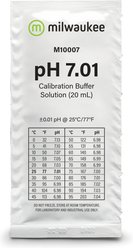 Milwaukee Instruments pH 7.01 Calibration Solution Sachets Aquarium Water Test Kit, 20-ml, 25 count