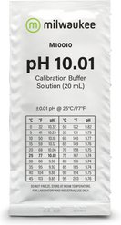 Milwaukee Instruments pH 10.01 Calibration Solution Sachets Aquarium Water Test Kit, 20-ml, 25 count
