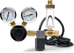 Milwaukee Instruments Aquarium Co2 Flow Pressure Regulator with Solenoid Valve