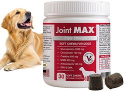 Joint MAX Triple Strength Soft Chew Joint Supplement for Dogs, 30 count