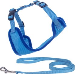 Comfort Soft Mesh Cat Harness & Leash, Blue Lagoon, 11 to 14-in chest slide 2 of 8