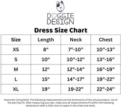 Doggie Design Patriotic Dog Dress, Red, X-Large slide 2 of 6
