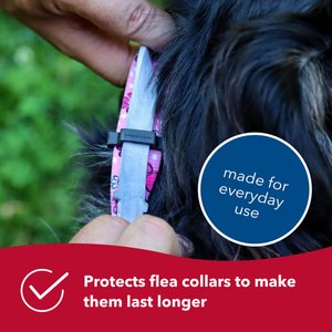 SecureAway Dog Flea Collar Protector, 18-26-in, MultiPaw