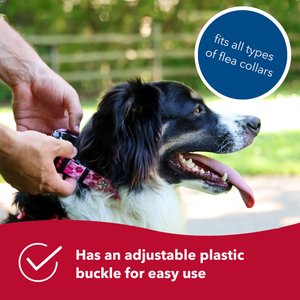 SecureAway Dog Flea Collar Protector, 18-26-in, MultiPaw