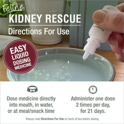 HomeoPet Feline Kidney Rescue Liquid Supplement for Cats, 15-mL slide 2 of 7