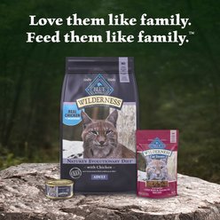 Blue Buffalo Wilderness Natures Evolutionary Diet Chicken High-Protein Grain-Free Adult Dry Cat Food, 15-lb bag slide 2 of 9