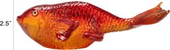 Storied Home Transparent Resin Goldfish Figurine Memorial Keepsake, Orange slide 2 of 3