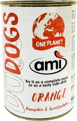 Ami Orange Pumpkin & Sweet Potato Vegan Wet Dog Food, 14-oz can, case of 12