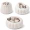 Show in main carousel: PawsPik 3-in-1 Convertible Plush Cave & Donut Bolster Dog & Cat Bed, Medium, Cream slide 1 of 9