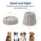 Show in main carousel: PawsPik 3-in-1 Convertible Plush Cave & Donut Bolster Dog & Cat Bed, Medium, Gray slide 8 of 9