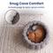 Show in main carousel: PawsPik 3-in-1 Convertible Plush Cave & Donut Bolster Dog & Cat Bed, Medium, Gray slide 5 of 9