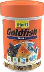 TetraFin Flakes Goldfish Food, 0.42-oz jar