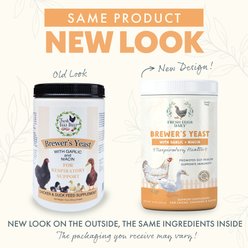 Fresh Eggs Daily Brewers Yeast with Garlic Chicken & Duck Feeding Supplement, 16-oz jar slide 2 of 6