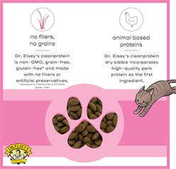 Dr. Elsey's cleanprotein Protein Bites Pork Crunchy Cat Treats, 6-oz bag slide 2 of 8