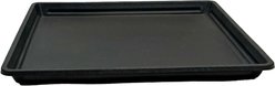 YML Square Plastic Tray Canary & Finch Cage Accessory, 20-in, Black