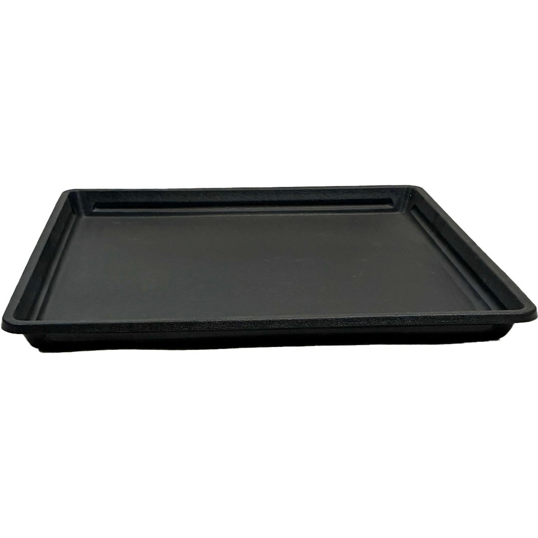 YML Square Plastic Tray Canary & Finch Cage Accessory, 20-in, Black