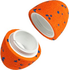 Cheerble ETPU Waterproof Anti-bite Wicked Rugby Shell Motion Dog Toy, Orange