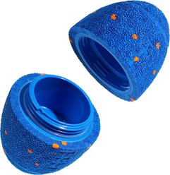 Cheerble ETPU Waterproof Anti-bite Wicked Rugby Shell Motion Dog Toy, Blue