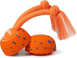 Cheerble ETPU Eco-friendly Replaceable Accessories Wicked Ball Rolly Shell Motion Dog Toy, Orange