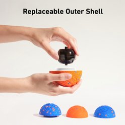 Cheerble ETPU Waterproof Durable Wicked Ball Air Shell Motion Dog Toy, Orange slide 2 of 8