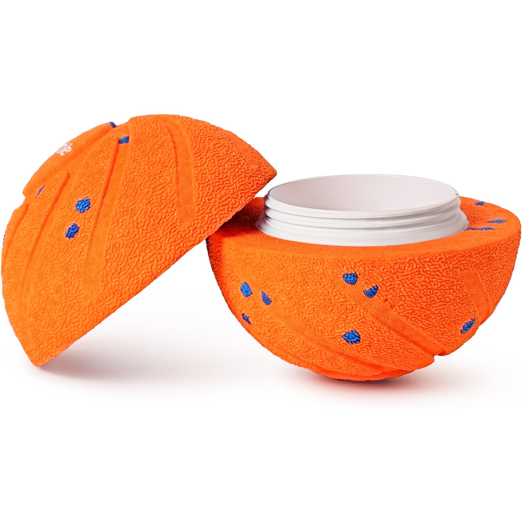 Cheerble ETPU Waterproof Durable Wicked Ball Air Shell Motion Dog Toy, Orange
