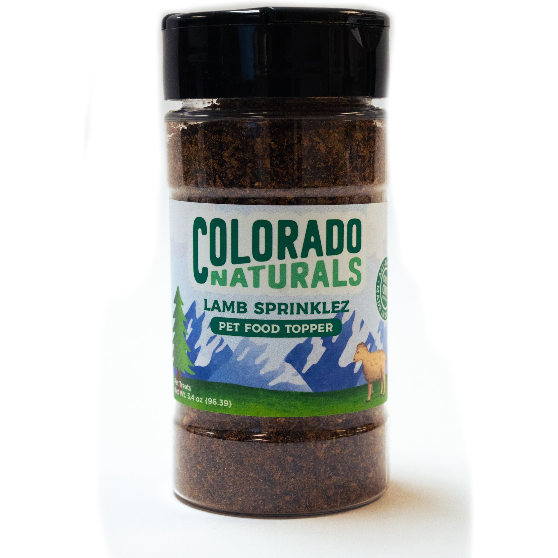 Colorado Naturals Lamb Sprinklez Dry Dog Food Topper, 3.4-oz jar